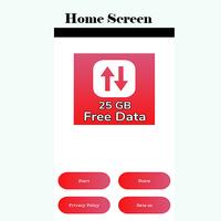 Free data app : 25 GB free internet & all network screenshot 1