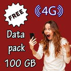 Daily Free internet data – 100 GB Recharge أيقونة