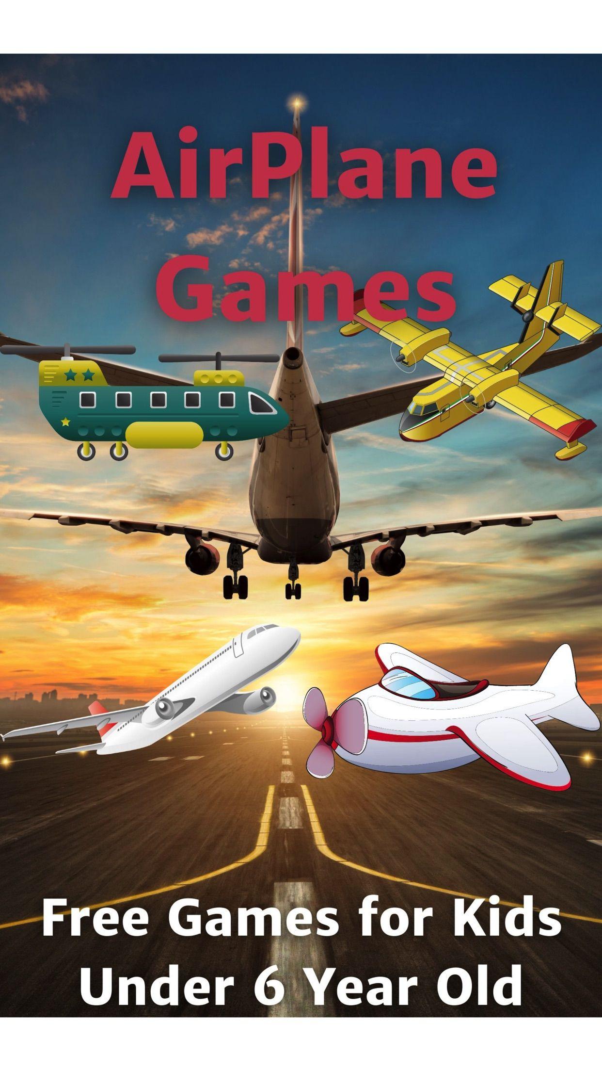 Jogos de avião para crianças: crianças menores de 6  anos::Appstore for Android