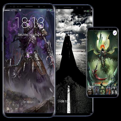 Grim Reaper Lock Screen Wallpaper Ios Pin Hd For Android Apk - the dark reaper roblox outfit roblox free wings to wear