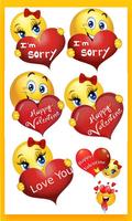 Love Hug Emojis Stickers Poster