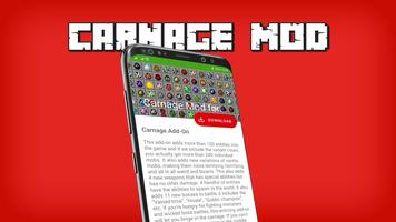 Carnage Mod for MCPE Affiche