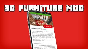 3D Furniture Mod for MCPE โปสเตอร์