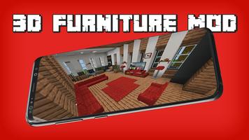 3D Furniture Mod for MCPE capture d'écran 1