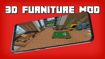 3D Furniture Mod for MCPE captura de pantalla 2