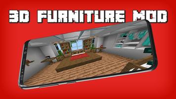 3D Furniture Mod for MCPE captura de pantalla 3