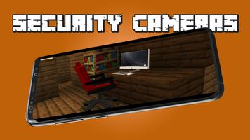 Working Security Cameras & Furniture Mod for MCPE captura de pantalla 1