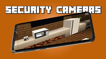 Working Security Cameras & Furniture Mod for MCPE captura de pantalla 3
