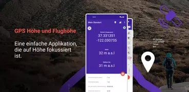 GPS Höhe und Flughöhe