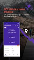 GPS altitude e minha elevação Cartaz