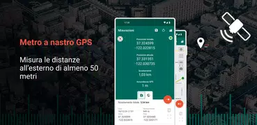 Metro a nastro GPS