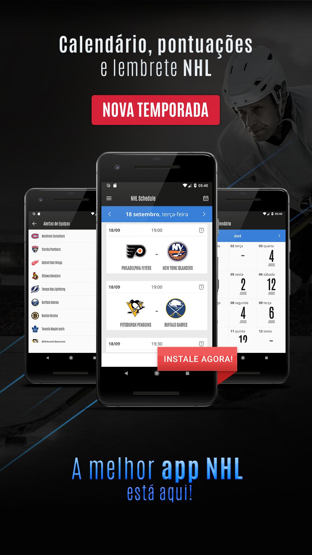 Download do APK de 2023 Calendário e lembrete NHL para Android