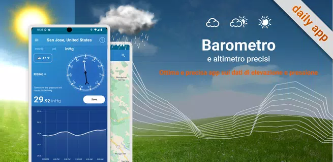 Barometro e altimetro preciso