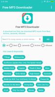 Free MP3 Downloader & MP4 to MP3 converter Affiche