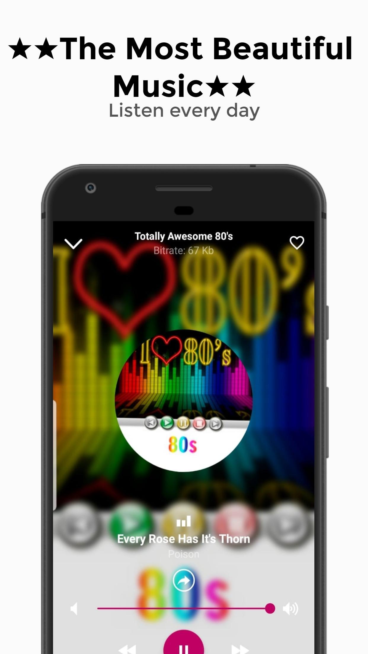 80s Music (The Best) Free Radio Online - 80s Songs pour Android -  Téléchargez l'APK