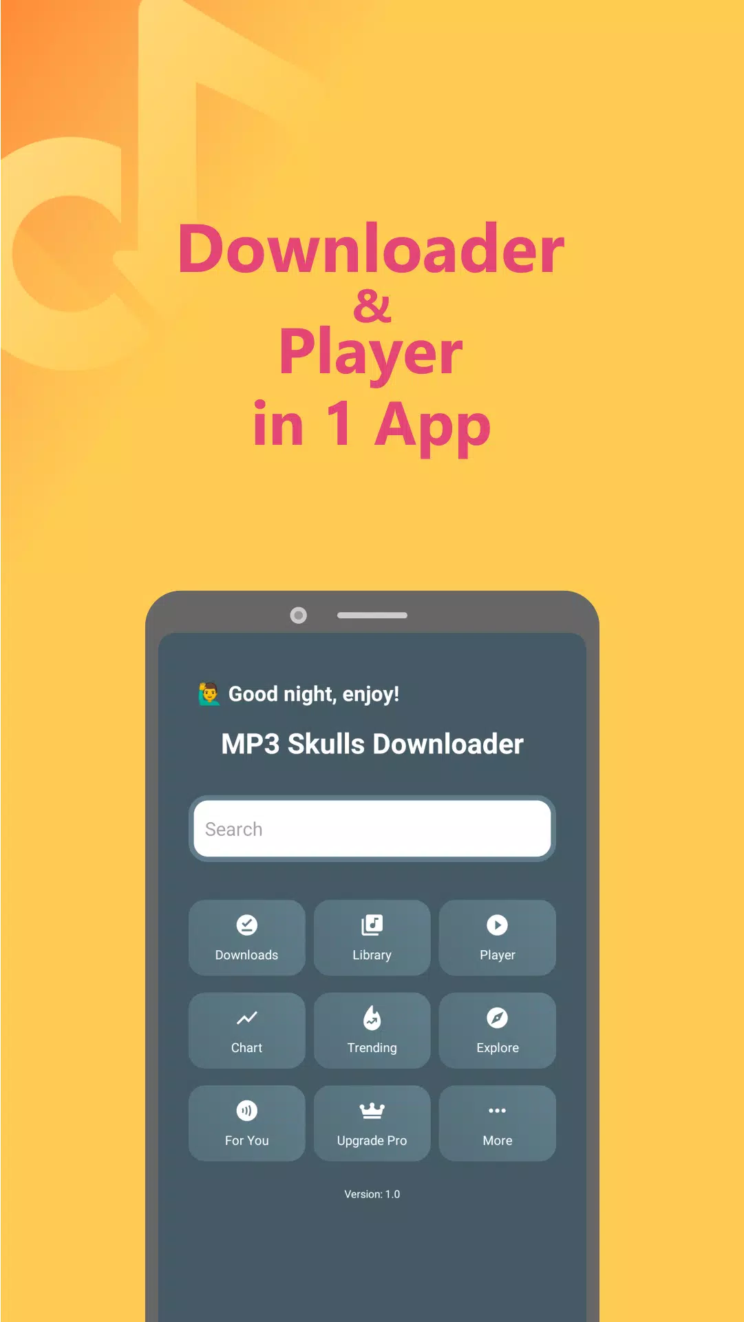 Mp3 Skulls - Free Music Mp3 Downloader APK voor Android Download