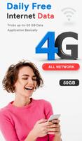 Free Internet 100GB, Free Wifi : Free MB 3G 4G 5G poster