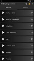 Coldplay ringtones free screenshot 1