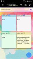 Notes mémo Remarques ZNotes capture d'écran 2