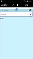 Notes mémo Remarques ZNotes capture d'écran 3