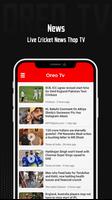 Oreo TV Guide : Cricket Live TV-HOtstar Channels imagem de tela 3