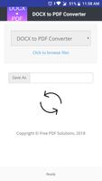 برنامه‌نما DOCX to PDF Converter عکس از صفحه