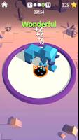 Shooting hole - collect cubes with 3d hole io game スクリーンショット 1