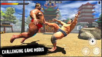 Sumo Wrestling 2k20 : Sumotori Free Fighting Games پوسٹر