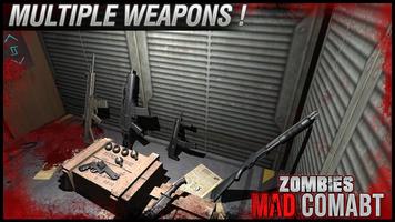 zombies mad combat: jeu de survie capture d'écran 3