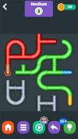 Waters Tube Puzzle - Connect The Pipes:Free Puzzle Affiche