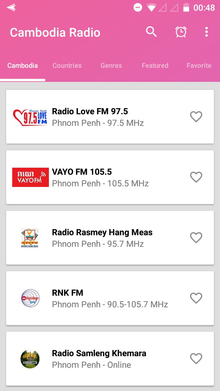 All Cambodia Radio Live Free APK voor Android Download