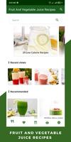 Fruit - Vegetable Juice Recipe Affiche