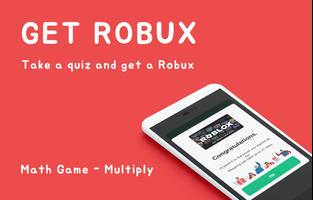 Get Robux Math - Multiply Calc Affiche