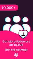 Booster for TikTok, Followers & Likes For tiktok الملصق