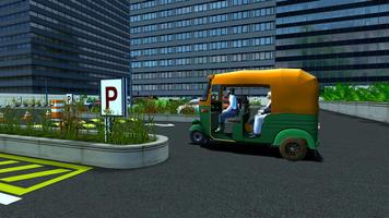 Auto Rickshaw Parking Simulator screenshot 2