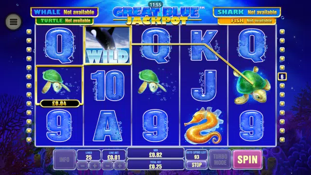 great blue jackpot slot