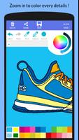 Cool Sneakers Coloring Book capture d'écran 3