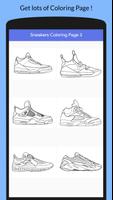 Cool Sneakers Coloring Book Affiche