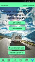 Reisemobil-Tagebuch Plakat