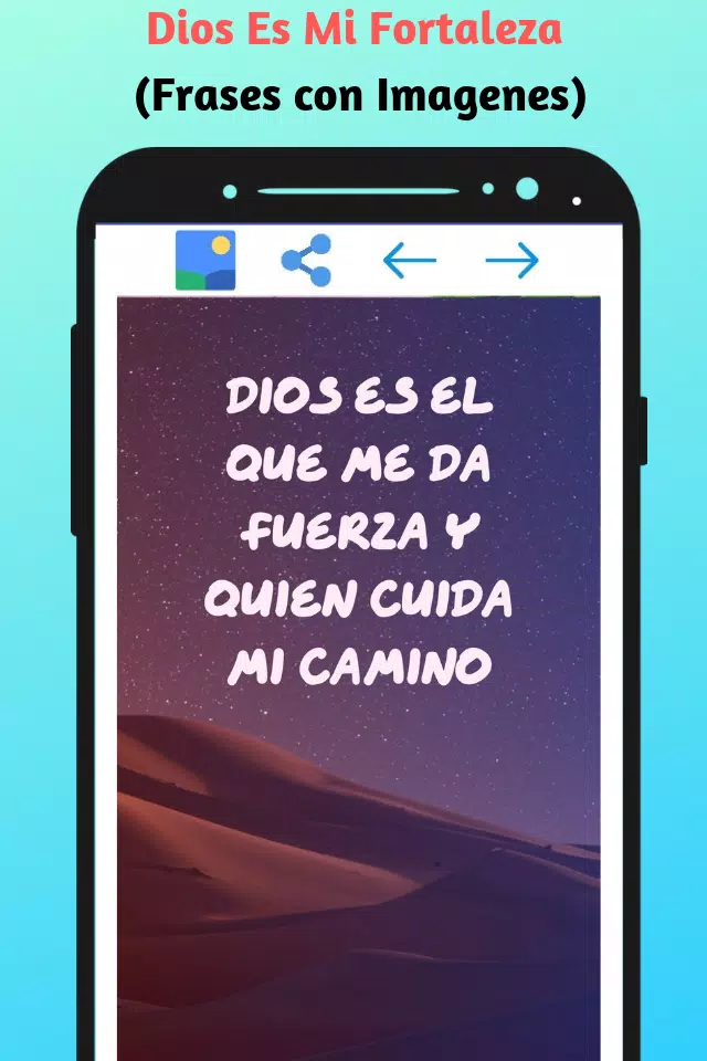 Dios es mi Fortaleza Frases con Imagen de Animo ? APK untuk Unduhan Android