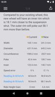 Tire Size Calculator: Car tool screenshot 2