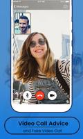 Video Call Advice and Fake Video Call Affiche