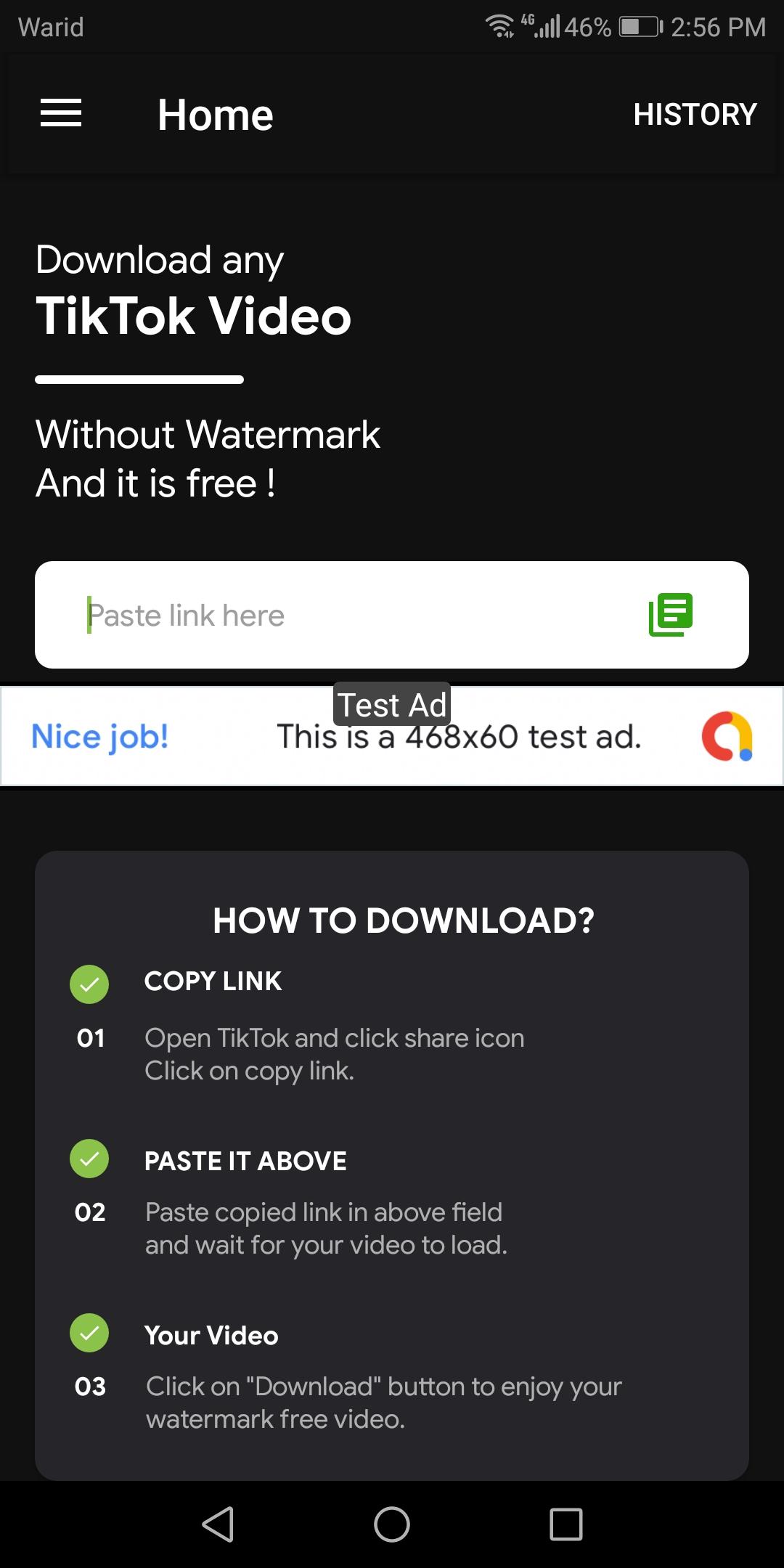 Download tiktok video without watermark