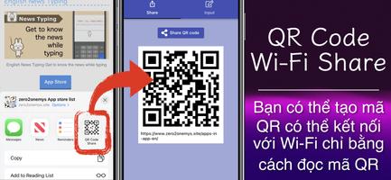 Mã QR Wi-Fi chia sẻ bài đăng