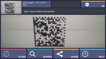 Scanner QR code à barres capture d'écran 2