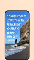 friday motivational quotes poster