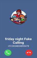 برنامه‌نما Talk FNF: friday night Funkin Mods Fake Video Call عکس از صفحه
