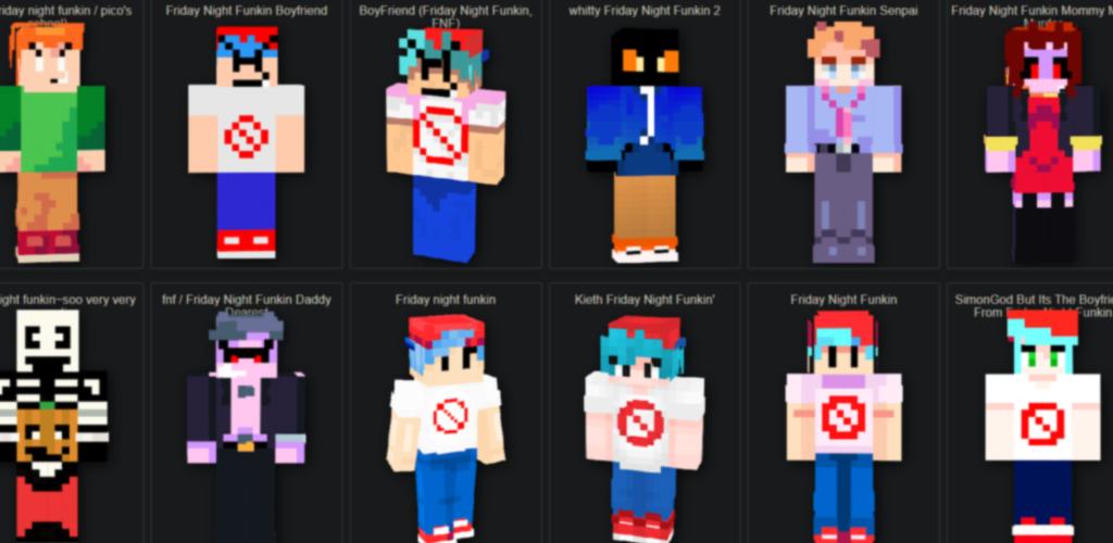 Mod Friday Night Funkin Skin For Minecraftpe For Android Apk Download