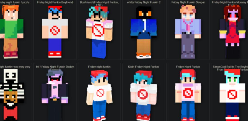 FNF MODS SKINS FOR MINECRAFT by Loc Bui