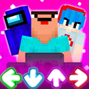 Fnf vs Noob:Minecraft Mod MCPE APK